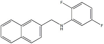 2,5-difluoro-N-(naphthalen-2-ylmethyl)aniline Struktur