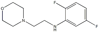 2,5-difluoro-N-[2-(morpholin-4-yl)ethyl]aniline Struktur