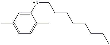 2,5-dimethyl-N-octylaniline Struktur