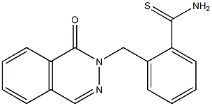 2-[(1-oxophthalazin-2(1H)-yl)methyl]benzenecarbothioamide Struktur