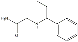 2-[(1-phenylpropyl)amino]acetamide Struktur