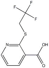 2-[(2,2,2-trifluoroethyl)sulfanyl]pyridine-3-carboxylic acid Struktur