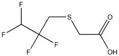 2-[(2,2,3,3-tetrafluoropropyl)sulfanyl]acetic acid Struktur