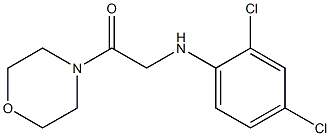 2-[(2,4-dichlorophenyl)amino]-1-(morpholin-4-yl)ethan-1-one Struktur