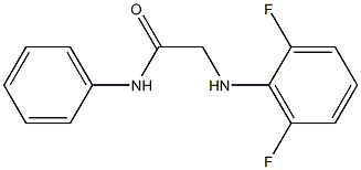 2-[(2,6-difluorophenyl)amino]-N-phenylacetamide Struktur