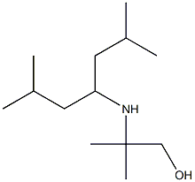 2-[(2,6-dimethylheptan-4-yl)amino]-2-methylpropan-1-ol Struktur