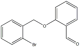 2-[(2-bromophenyl)methoxy]benzaldehyde Struktur