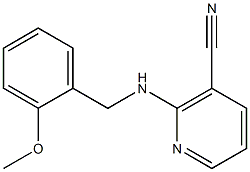 2-[(2-methoxybenzyl)amino]nicotinonitrile Struktur