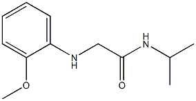 2-[(2-methoxyphenyl)amino]-N-(propan-2-yl)acetamide Struktur