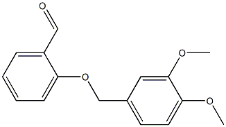 2-[(3,4-dimethoxyphenyl)methoxy]benzaldehyde Struktur