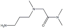 2-[(3-aminopropyl)(methyl)amino]-N,N-dimethylacetamide Struktur