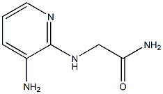 2-[(3-aminopyridin-2-yl)amino]acetamide Struktur