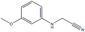 2-[(3-methoxyphenyl)amino]acetonitrile Struktur