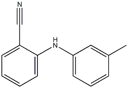 2-[(3-methylphenyl)amino]benzonitrile Struktur