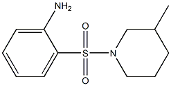 2-[(3-methylpiperidin-1-yl)sulfonyl]aniline Struktur