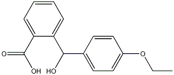 2-[(4-ethoxyphenyl)(hydroxy)methyl]benzoic acid Struktur