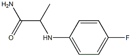 2-[(4-fluorophenyl)amino]propanamide Struktur