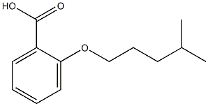 2-[(4-methylpentyl)oxy]benzoic acid Struktur