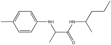 2-[(4-methylphenyl)amino]-N-(pentan-2-yl)propanamide Struktur