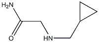 2-[(cyclopropylmethyl)amino]acetamide Struktur