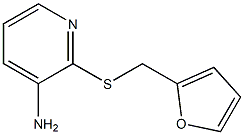 2-[(furan-2-ylmethyl)sulfanyl]pyridin-3-amine Struktur