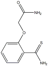 2-[2-(aminocarbonothioyl)phenoxy]acetamide Struktur