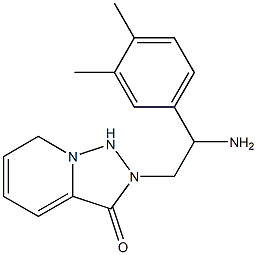 2-[2-amino-2-(3,4-dimethylphenyl)ethyl]-2H,3H-[1,2,4]triazolo[3,4-a]pyridin-3-one Struktur