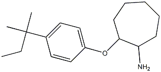 2-[4-(2-methylbutan-2-yl)phenoxy]cycloheptan-1-amine Struktur