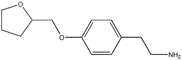 2-[4-(tetrahydrofuran-2-ylmethoxy)phenyl]ethanamine Struktur