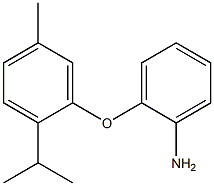 2-[5-methyl-2-(propan-2-yl)phenoxy]aniline Struktur