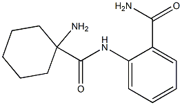 2-{[(1-aminocyclohexyl)carbonyl]amino}benzamide Struktur