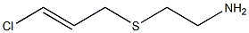 2-{[(2E)-3-chloroprop-2-enyl]thio}ethanamine Struktur