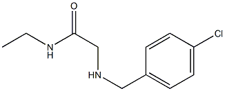 2-{[(4-chlorophenyl)methyl]amino}-N-ethylacetamide Struktur