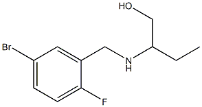 2-{[(5-bromo-2-fluorophenyl)methyl]amino}butan-1-ol Struktur