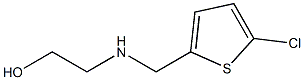 2-{[(5-chlorothiophen-2-yl)methyl]amino}ethan-1-ol Struktur