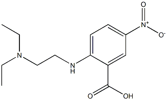 2-{[2-(diethylamino)ethyl]amino}-5-nitrobenzoic acid Struktur