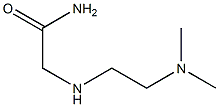 2-{[2-(dimethylamino)ethyl]amino}acetamide Struktur