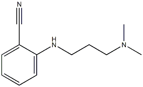 2-{[3-(dimethylamino)propyl]amino}benzonitrile Struktur