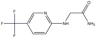 2-{[5-(trifluoromethyl)pyridin-2-yl]amino}acetamide Struktur