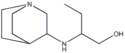 2-{1-azabicyclo[2.2.2]octan-3-ylamino}butan-1-ol Struktur