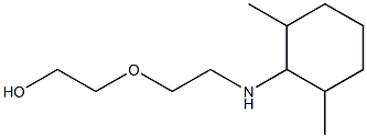 2-{2-[(2,6-dimethylcyclohexyl)amino]ethoxy}ethan-1-ol Struktur