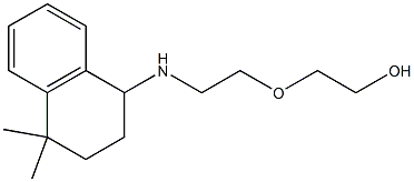 2-{2-[(4,4-dimethyl-1,2,3,4-tetrahydronaphthalen-1-yl)amino]ethoxy}ethan-1-ol Struktur