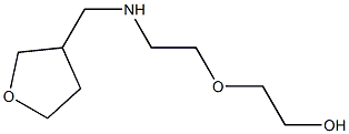 2-{2-[(oxolan-3-ylmethyl)amino]ethoxy}ethan-1-ol Struktur