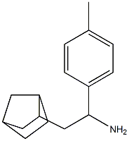 2-{bicyclo[2.2.1]heptan-2-yl}-1-(4-methylphenyl)ethan-1-amine Struktur