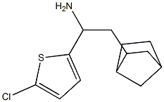 2-{bicyclo[2.2.1]heptan-2-yl}-1-(5-chlorothiophen-2-yl)ethan-1-amine Struktur