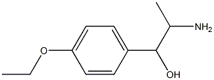 2-amino-1-(4-ethoxyphenyl)propan-1-ol Struktur