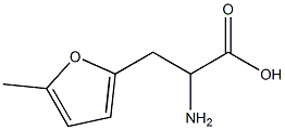 2-amino-3-(5-methyl-2-furyl)propanoic acid Struktur