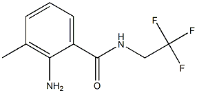 2-amino-3-methyl-N-(2,2,2-trifluoroethyl)benzamide Struktur