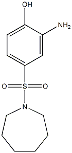 2-amino-4-(azepane-1-sulfonyl)phenol Struktur