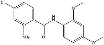 2-amino-4-chloro-N-(2,4-dimethoxyphenyl)benzamide Struktur